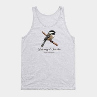 Black-capped Chickadee - The Bird Lover Collection Tank Top